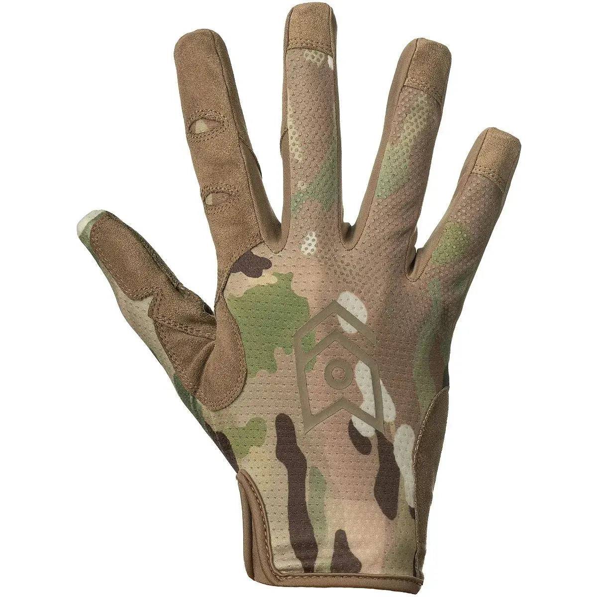 MoG Target Light Duty Gloves in Multicam, designed for precision and durability. Ideal for tactical and outdoor use, offering essential protection.