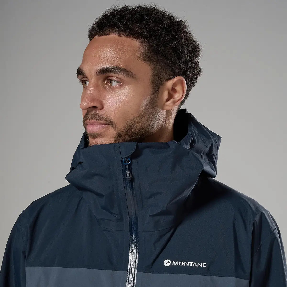 Montane waterproof jacket with hood for men, outdoor apparel