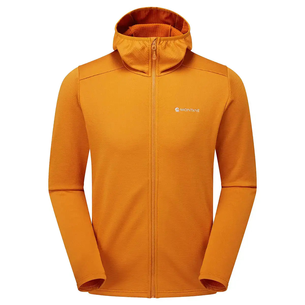 Montane Mens Protium Hoodie Fleece Jacket orange waterproof jacket for outdoor activities Amber from  John Bull Clothing 