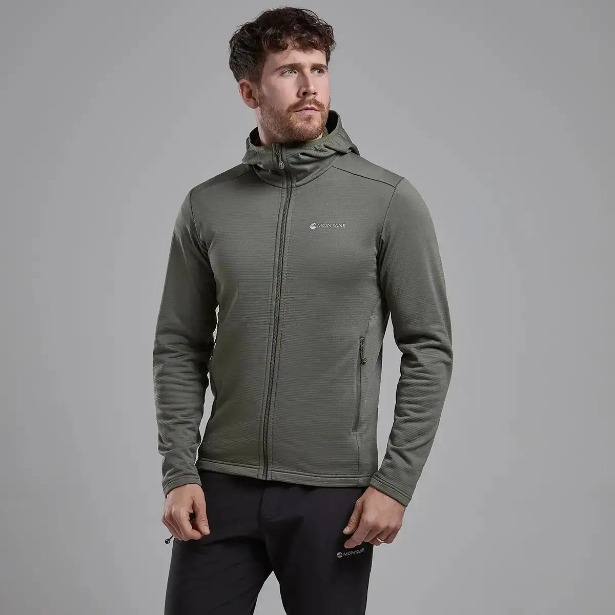Montane Mens Protium Hoodie Fleece Jacket for activewear  from  John Bull Clothing 