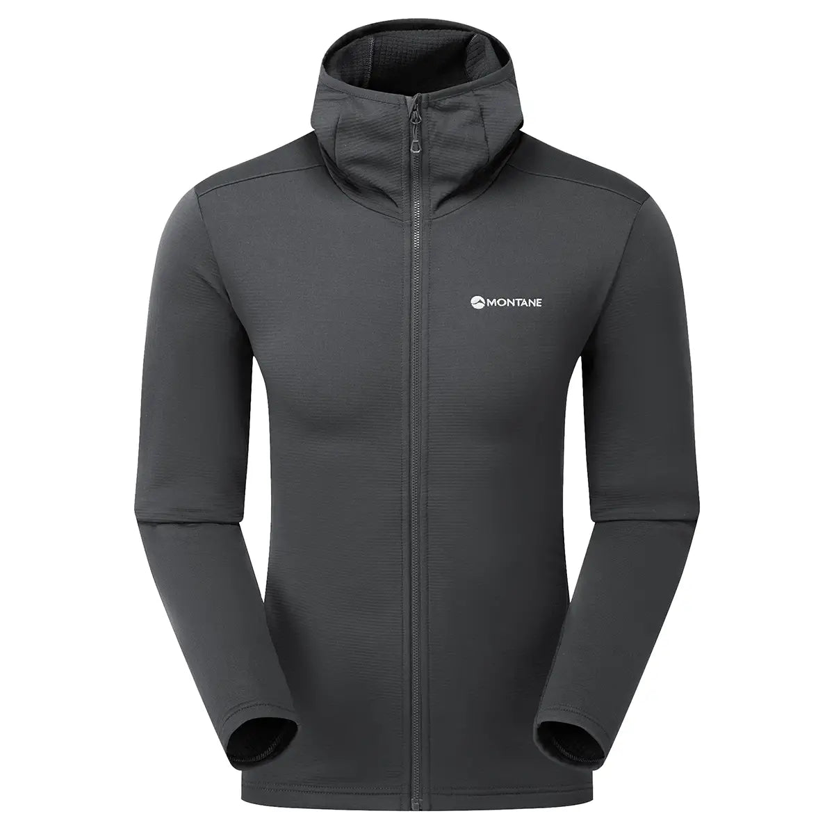 Montane Mens Protium Hoodie Fleece Jacket black softshell jacket for outdoor wear