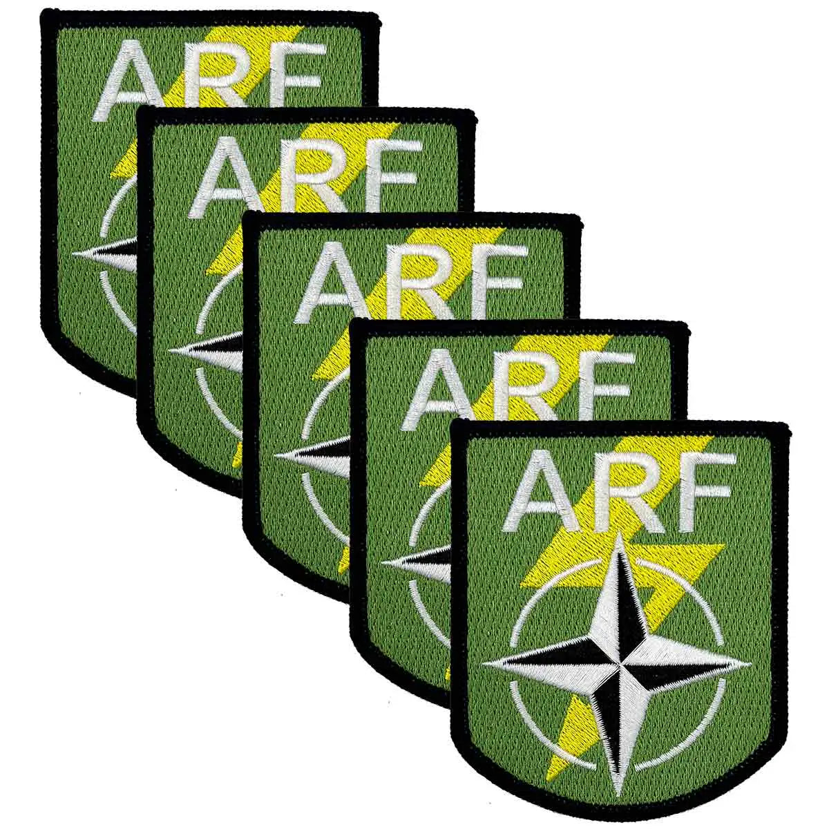 Nato Allied Reaction Forces (ARF) Iron On TRF John Bull 5 Pack from  John Bull Clothing 
