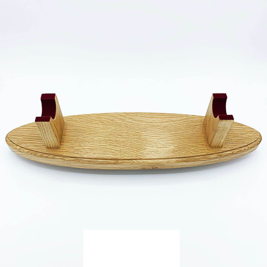 Cane and Pace Stick Display Stand Solid Oak Wood