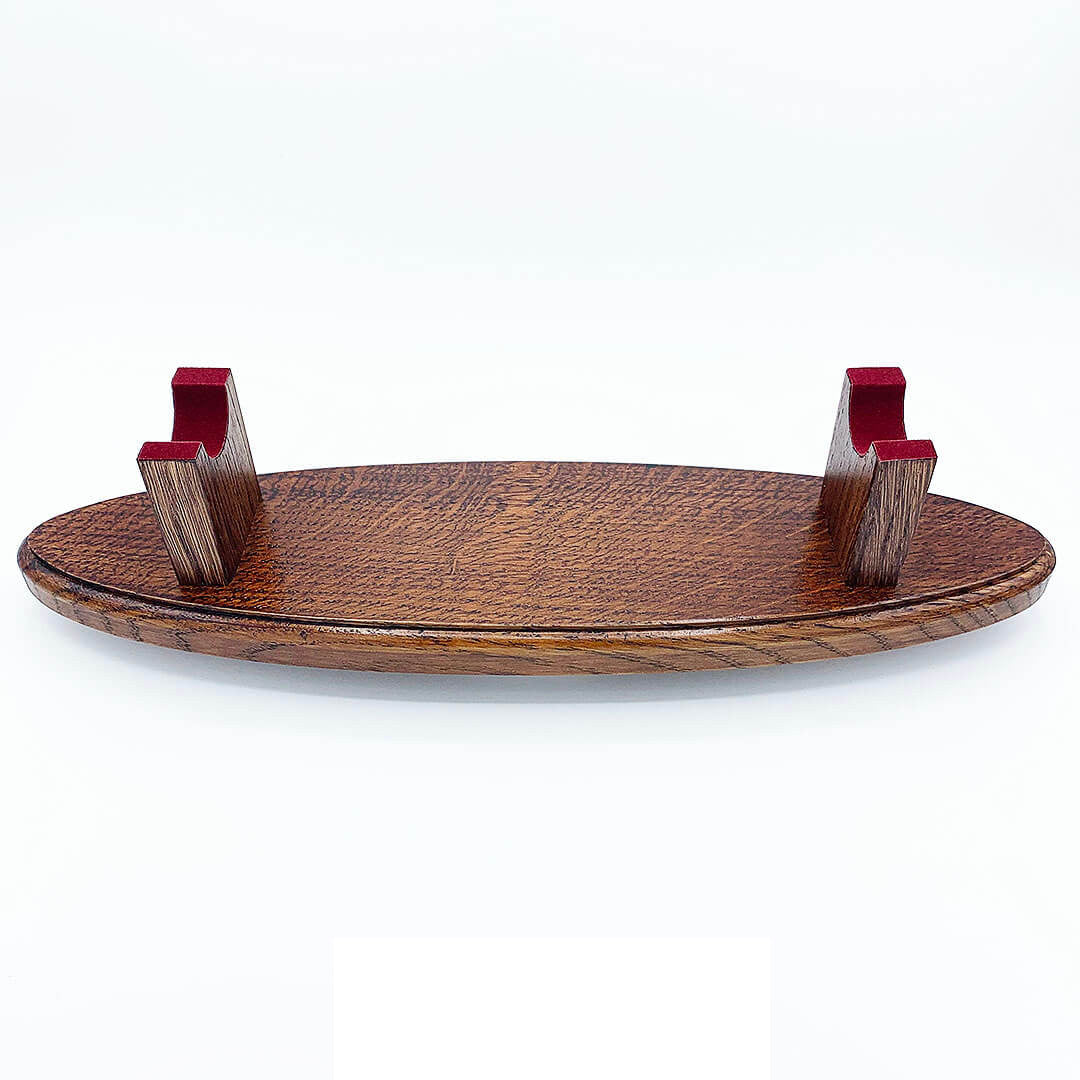 Cane and Pace Stick Display Stand Solid Oak Wood