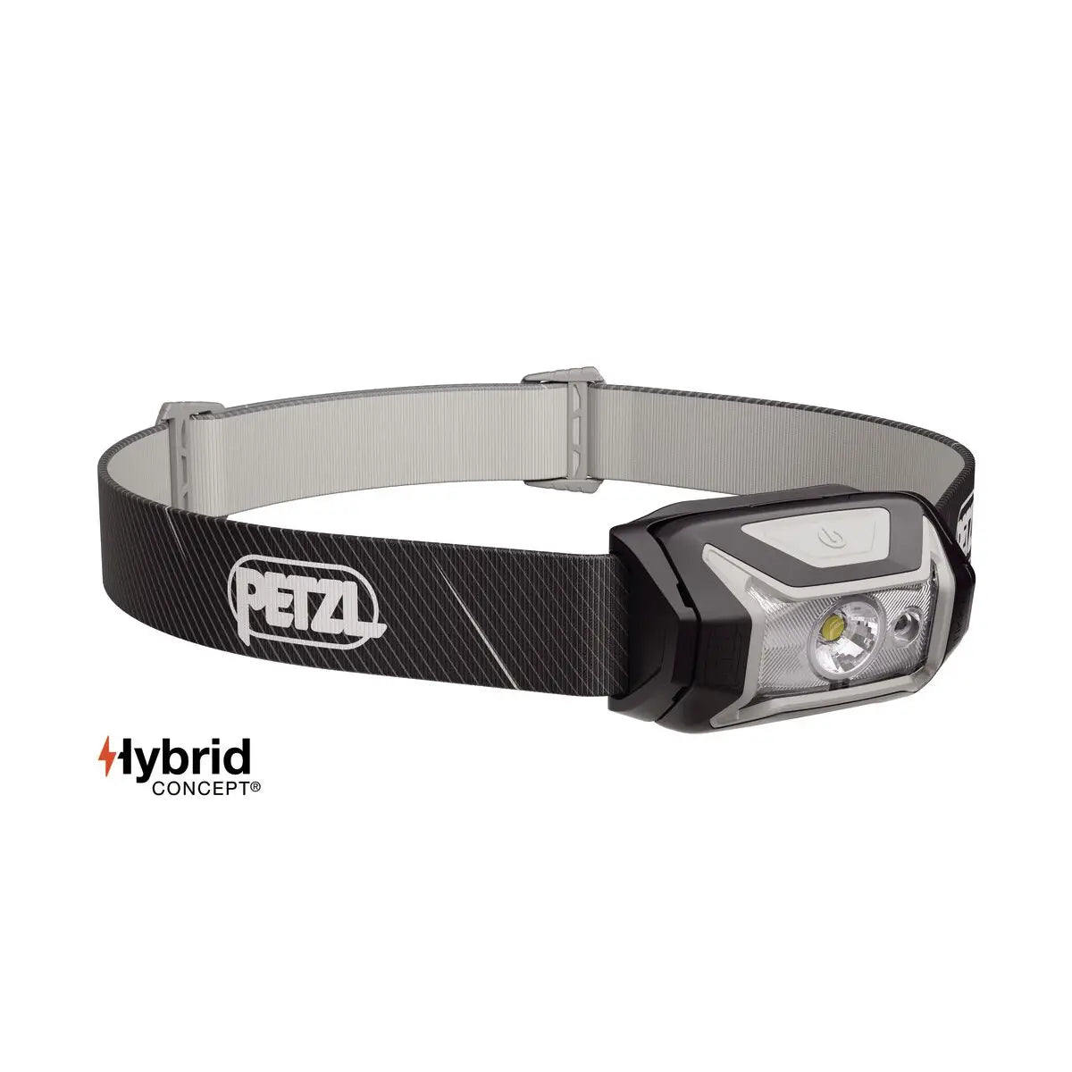 Black and white Petzl Tikka Head Torch with Red Light 350 Lumens, compact and lightweight for hardware and outdoor tool use.