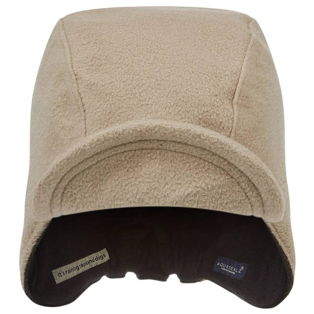 SealSkinz Fincham Waterproof Extreme Cold Micro Fleece Hat in beige, designed for harsh winter conditions with a soft fleece lining for warmth.