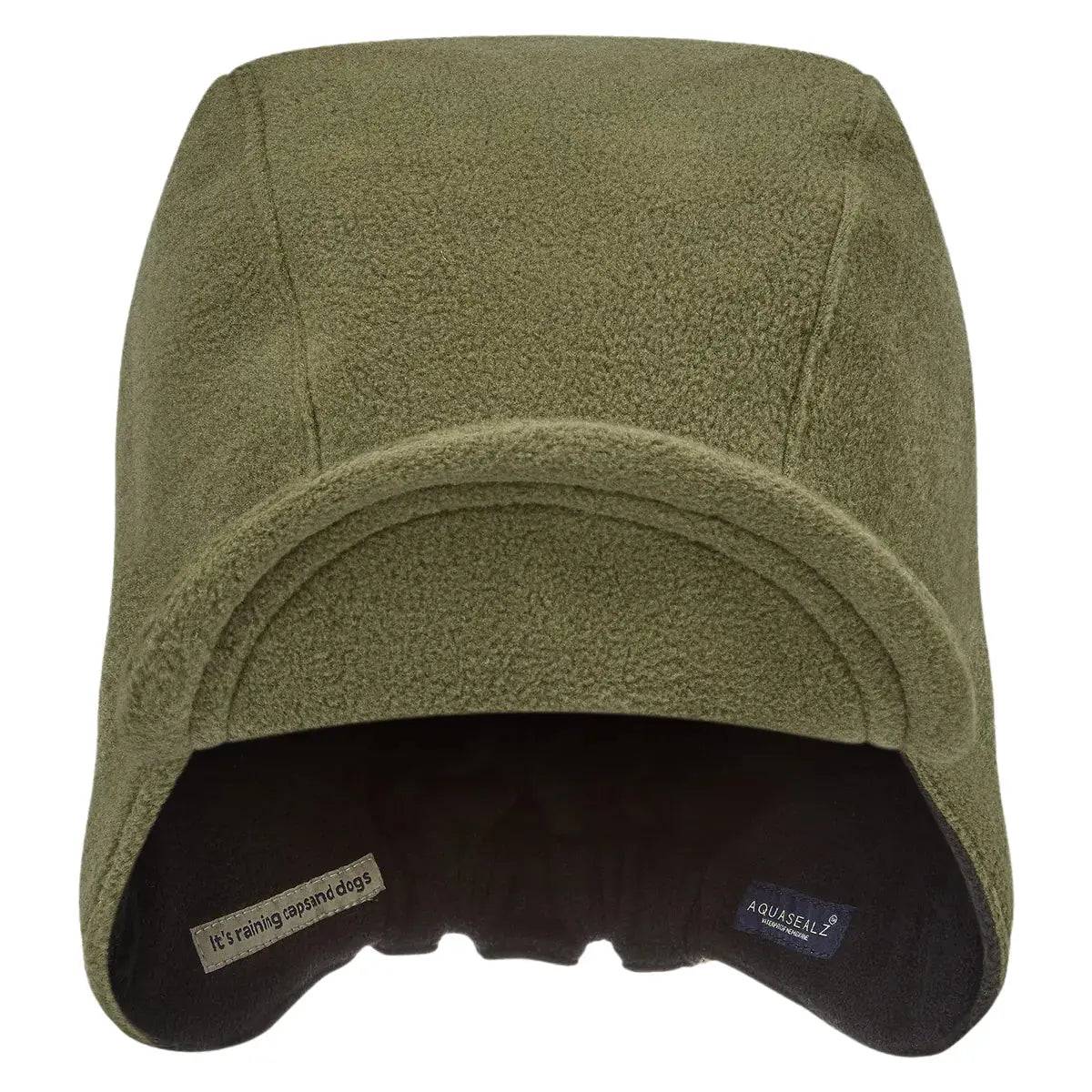 SealSkinz Fincham Waterproof Extreme Cold Micro Fleece Hat in olive green, offering superior insulation and protection against extreme cold weather.