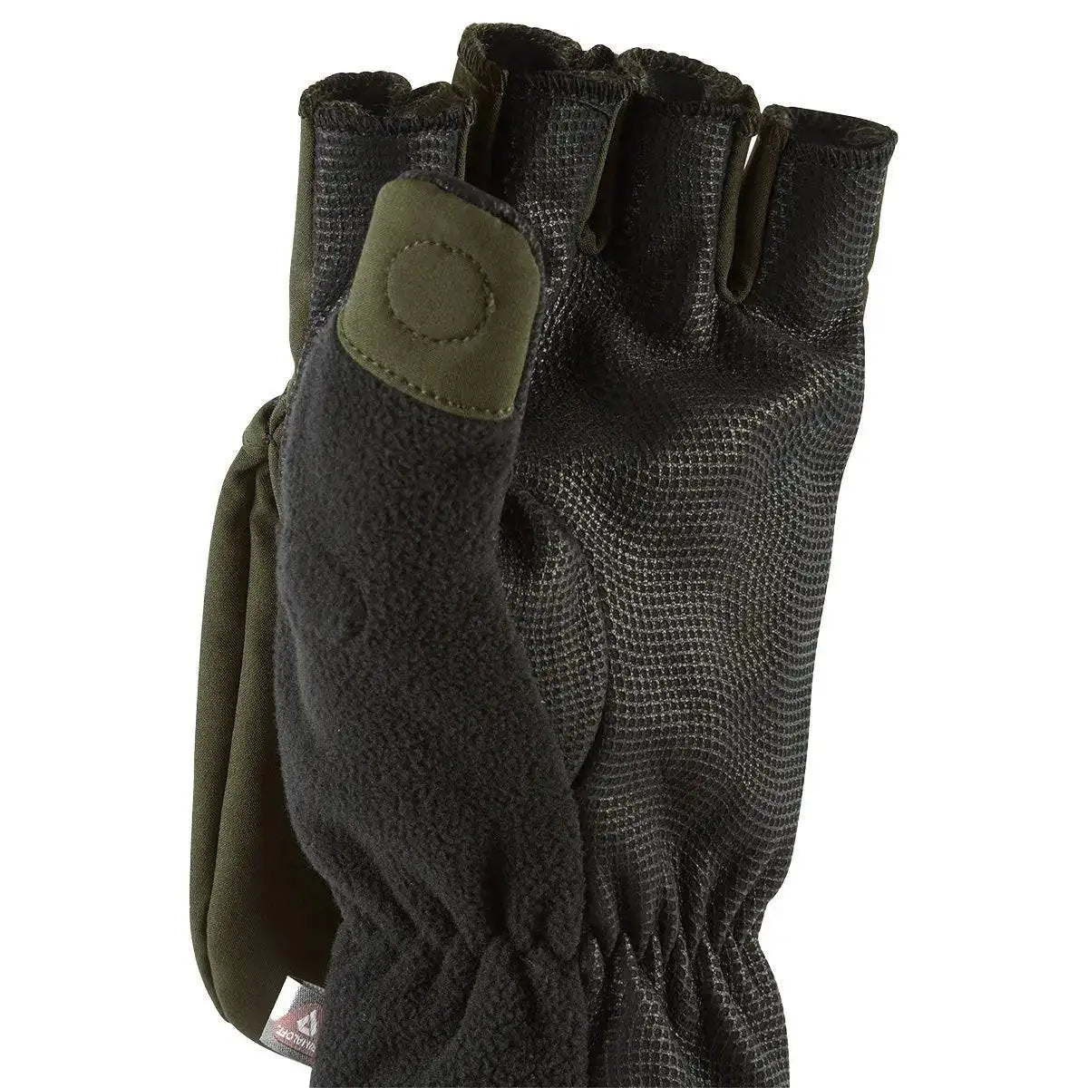 Palm view of SealSkinz Walpole Convertible Mitt, featuring a grippy textured surface and fleece lining for enhanced comfort and control.  from  John Bull Clothing 