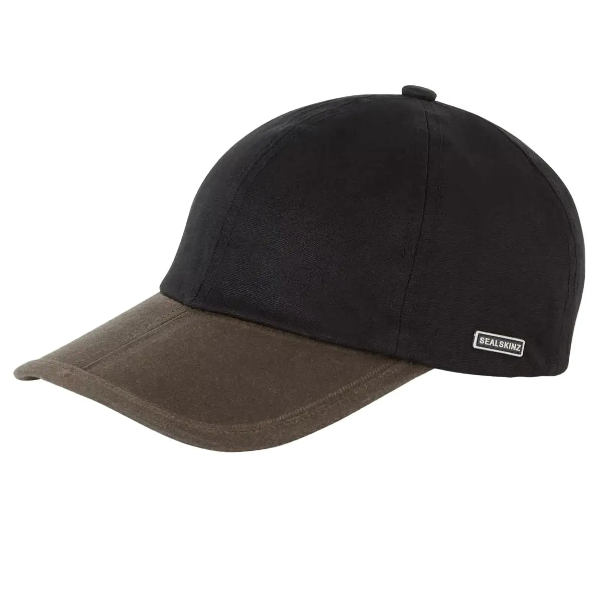Sealskinz Marham Waterproof Waxed Canvas Cap - Black Black from  John Bull Clothing 
