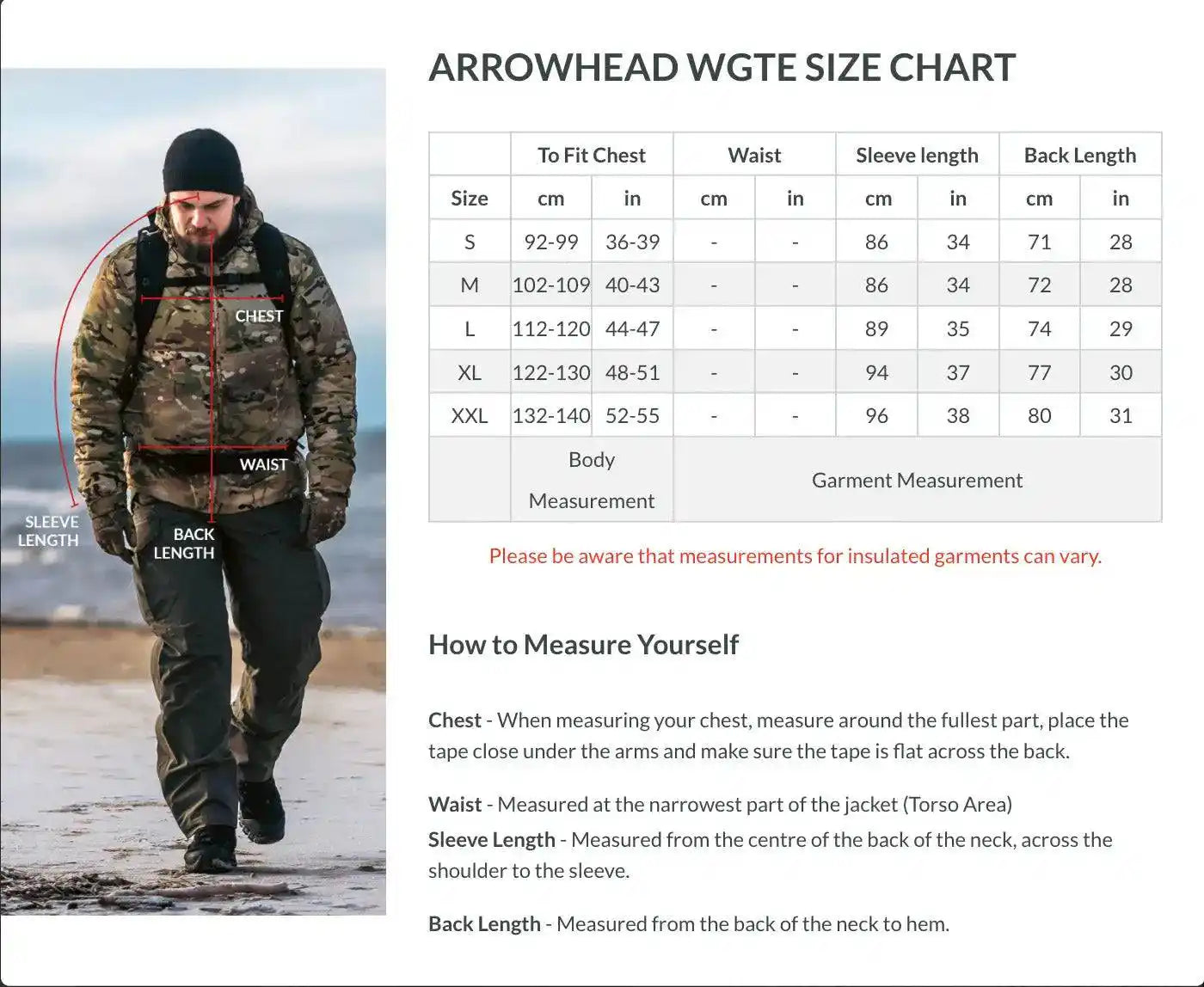 Snugpak Arrowhead Multicam Insulated Jacket Snugpak  from  John Bull Clothing 