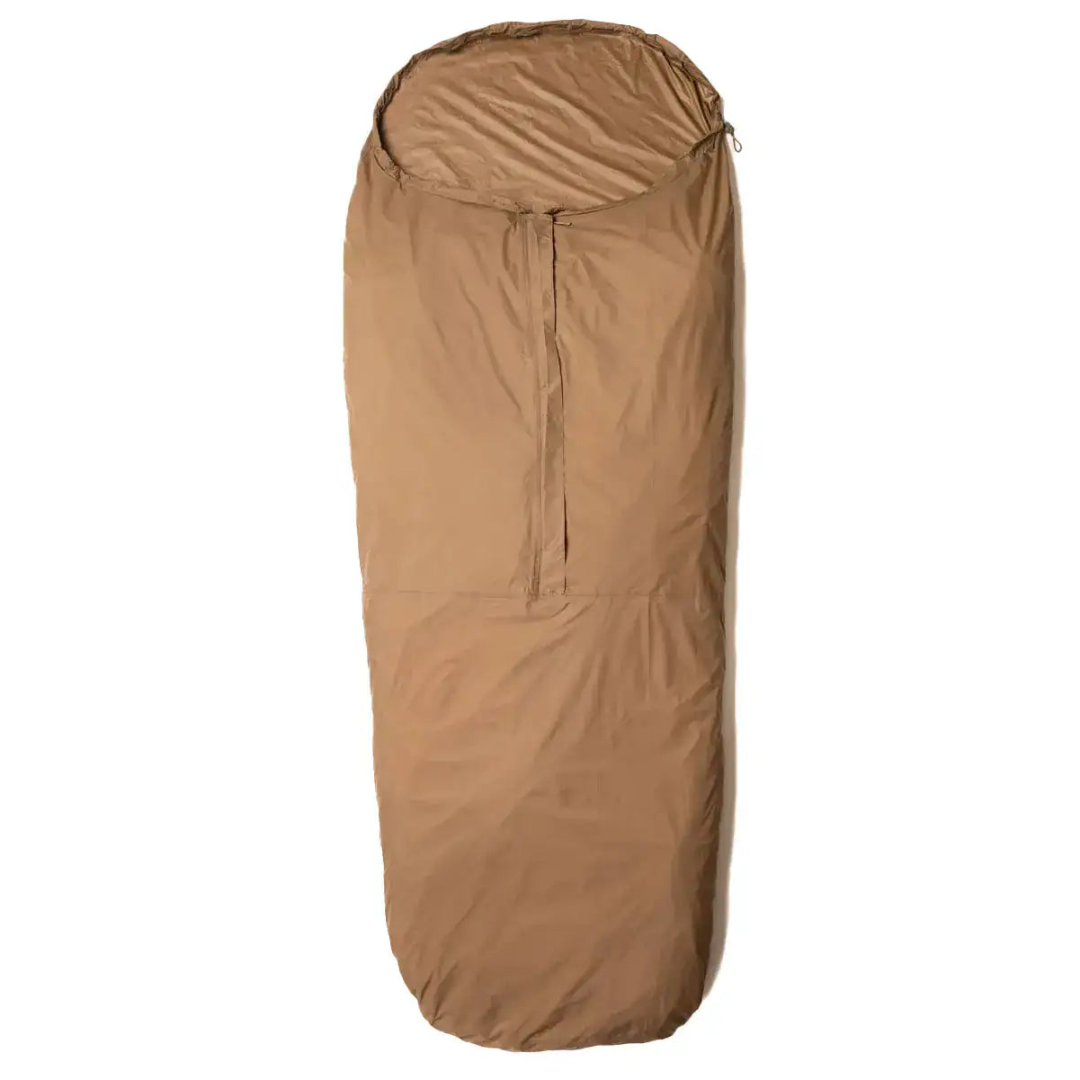 Snugpak Special Forces Waterproof Bivvi Bag WGTE in tan color, designed for military-grade waterproof sleeping protection in outdoor environments. Coyote Tan from  John Bull Clothing 