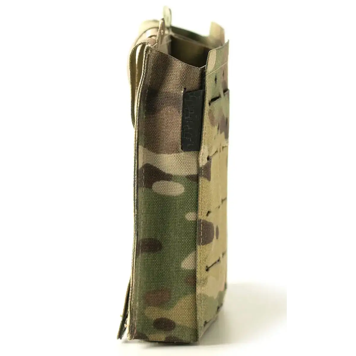 Soldier wearing camouflage gear with magazine pouches and weapon accessories  from  John Bull Clothing 