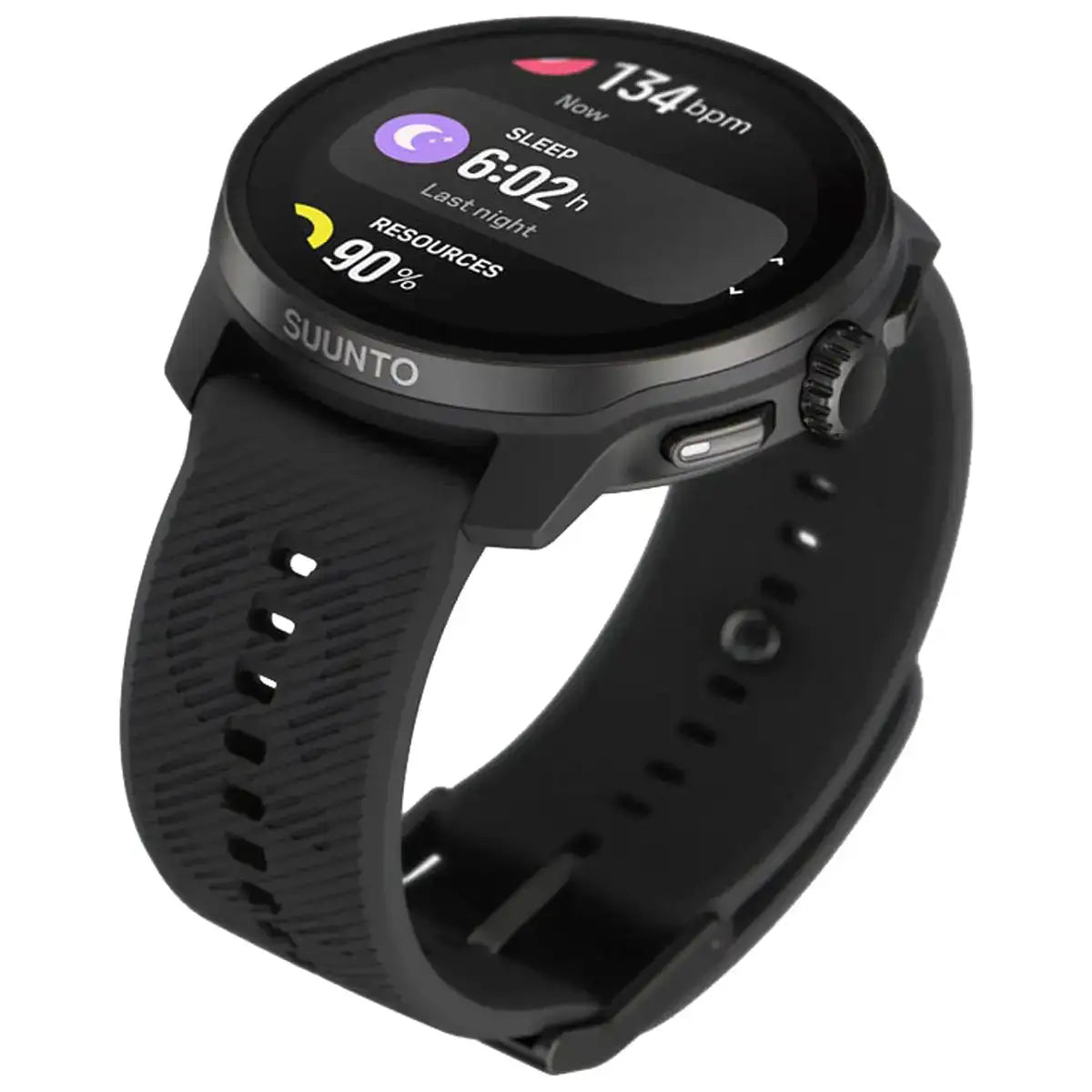 Suunto Race S GPS Sports Watch displaying sleep tracking and resource data. Perfect for monitoring health and recovery.  from  John Bull Clothing 