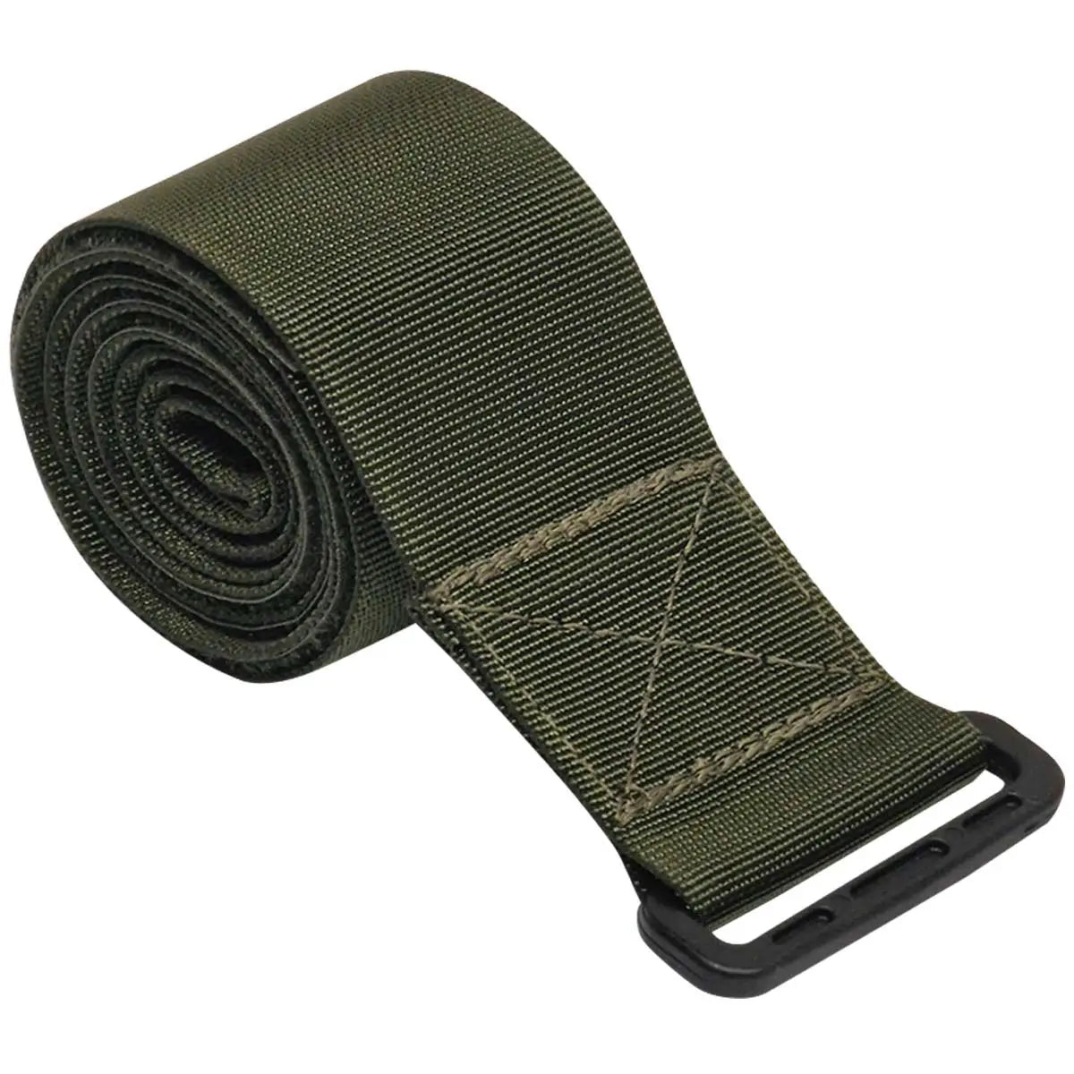 UKOM Lightweight PT Duty Working Belt Olive Green Rolled Up