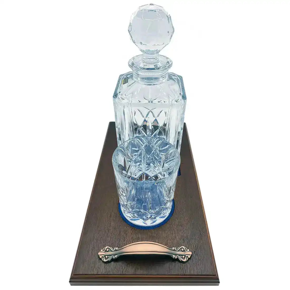 Crystal Whisky Decanter Set with 1 Glass - John Bull Clothing  from  John Bull Clothing 