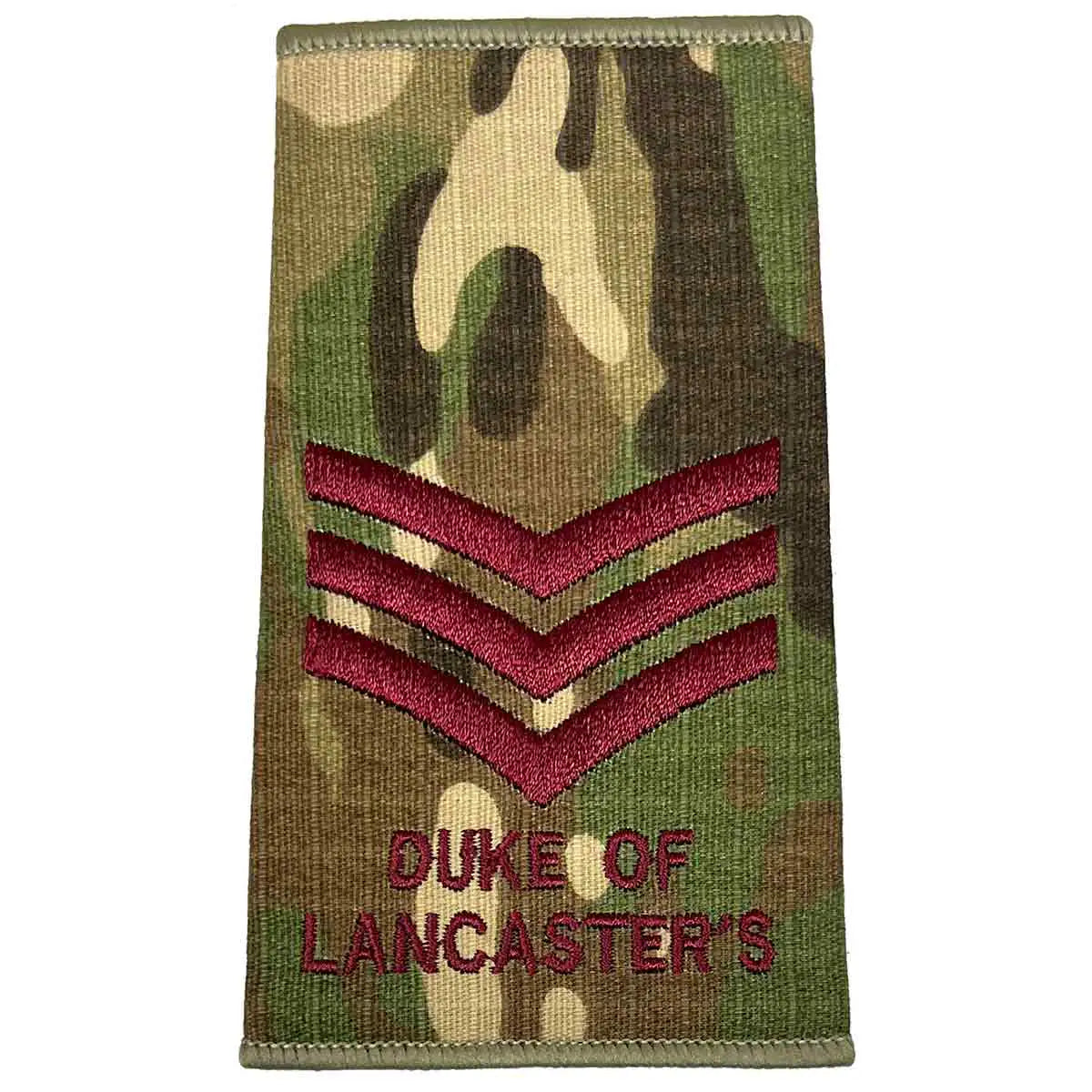 Duke of Lancasters Multicam Rank Slides (Pair) - John Bull Clothing Sergeant from  John Bull Clothing 