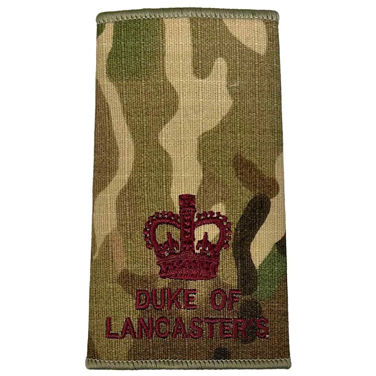 Duke of Lancasters Multicam Rank Slides (Pair) - John Bull Clothing Major from  John Bull Clothing 