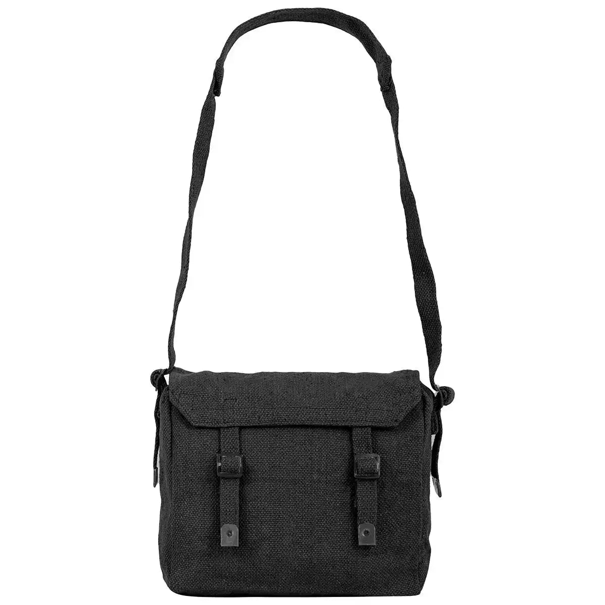 Highlander Canvas Webbing Haversack with Shoulder Strap - John Bull Clothing Black from  John Bull Clothing 