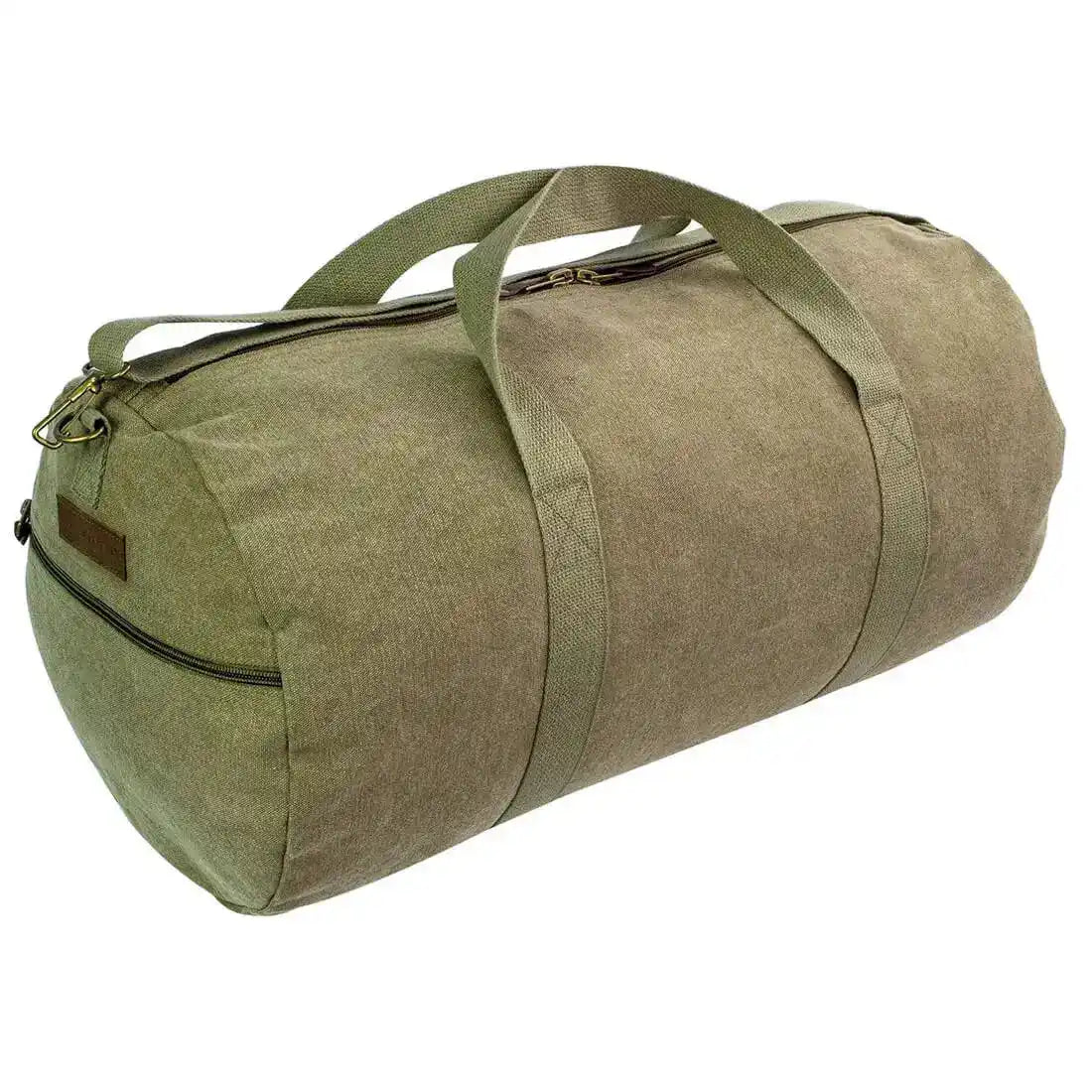 Highlander Crieff 45L Canvas Roll Bag - John Bull Clothing Green from  John Bull Clothing 