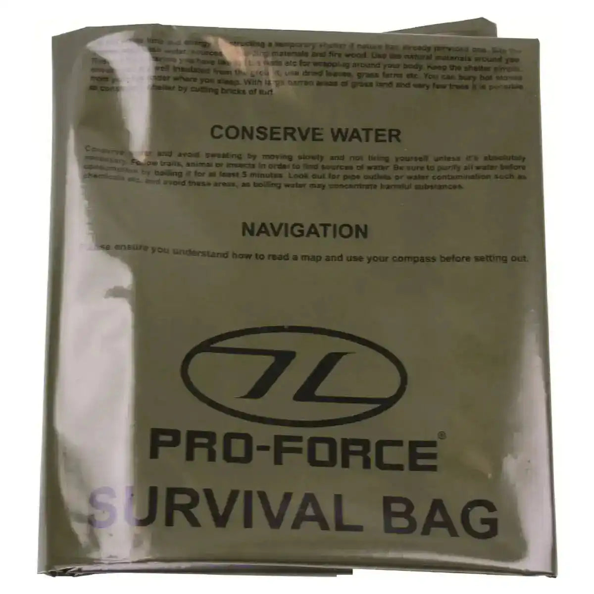 Highlander Emergency Survival Hi-Vis Bivi Bag - John Bull Clothing Green from  John Bull Clothing 