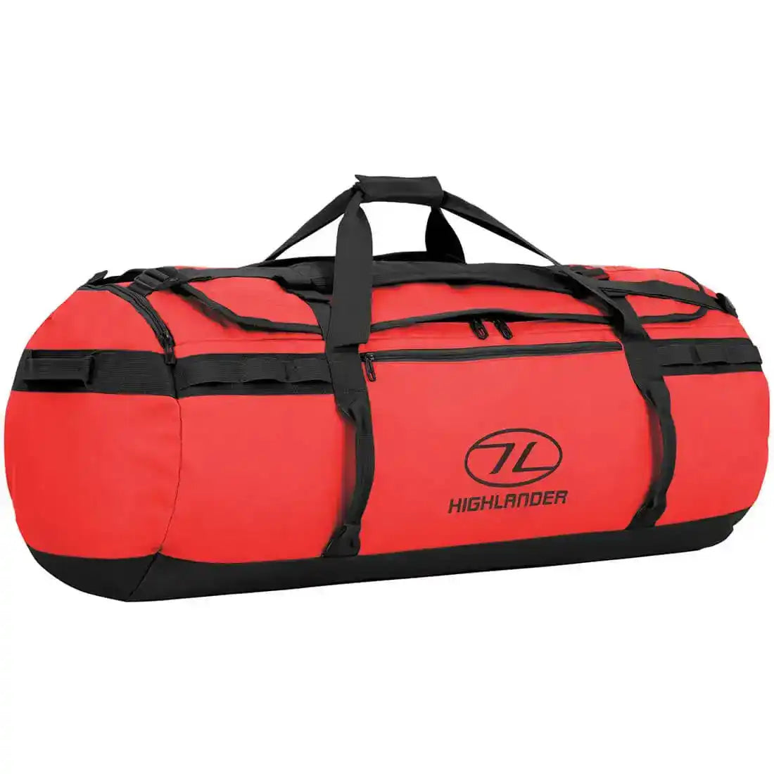 Highlander Storm 120 Litre Holdall Bag - John Bull Clothing Red from  John Bull Clothing 
