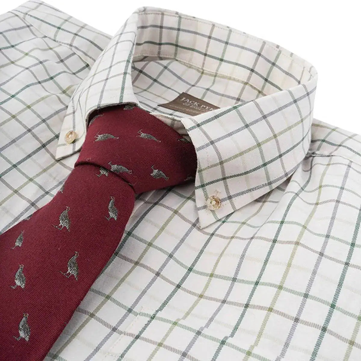 Jack Pyke Countryman Check Shooting Shirt - John Bull Clothing Green from  John Bull Clothing 