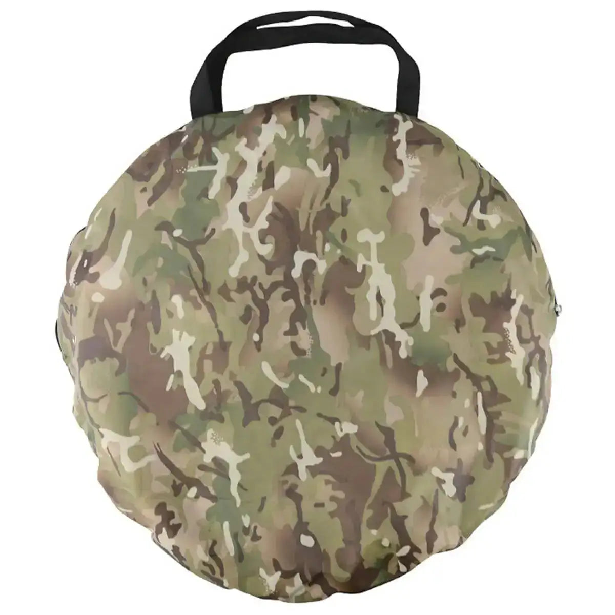 Camouflage carry bag for the Kombat Kids BTP Pop Up Play Tunnel, designed for easy storage and transport. Durable and lightweight for convenience.  from  John Bull Clothing 