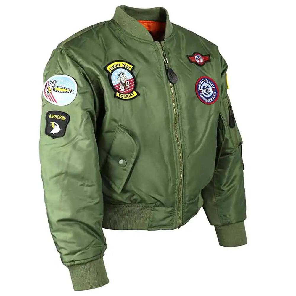 Kombat Kids MA1 Top Gun Flight Jacket - John Bull Clothing  from  John Bull Clothing 