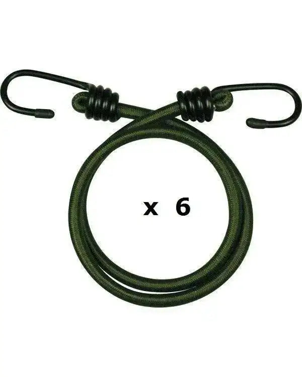 Kombat Olive Bungee 10mm x 60cm Pack of 6 - John Bull Clothing  from  John Bull Clothing 