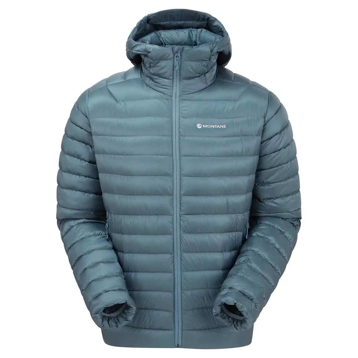 Montane Mens Anti-Freeze Hooded Down Jacket - John Bull Clothing Stone Blue from  John Bull Clothing 