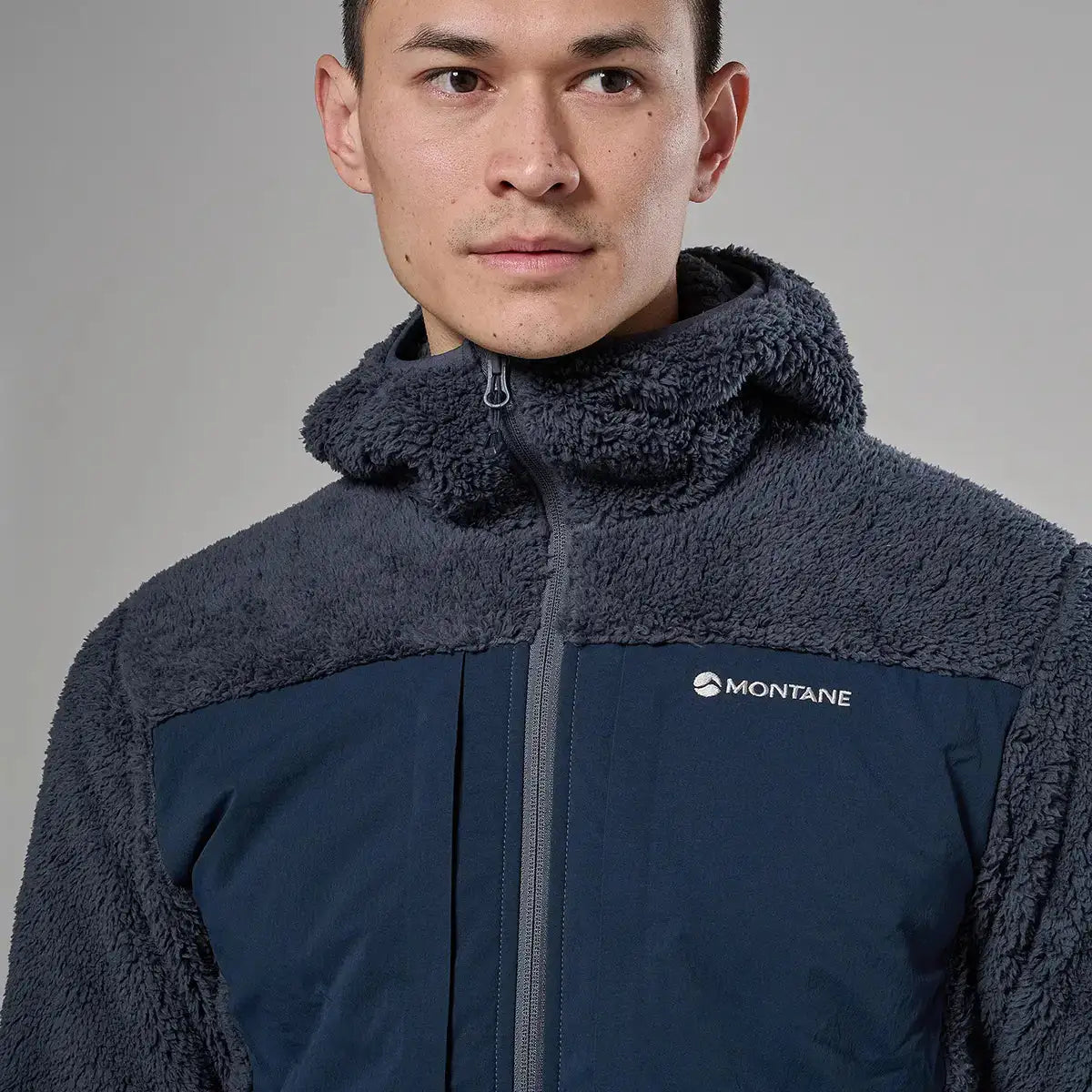 Montane Mens Caldus XT 2.0 Hooded Fleece Jacket Dark Sky from John Bull Clothing
