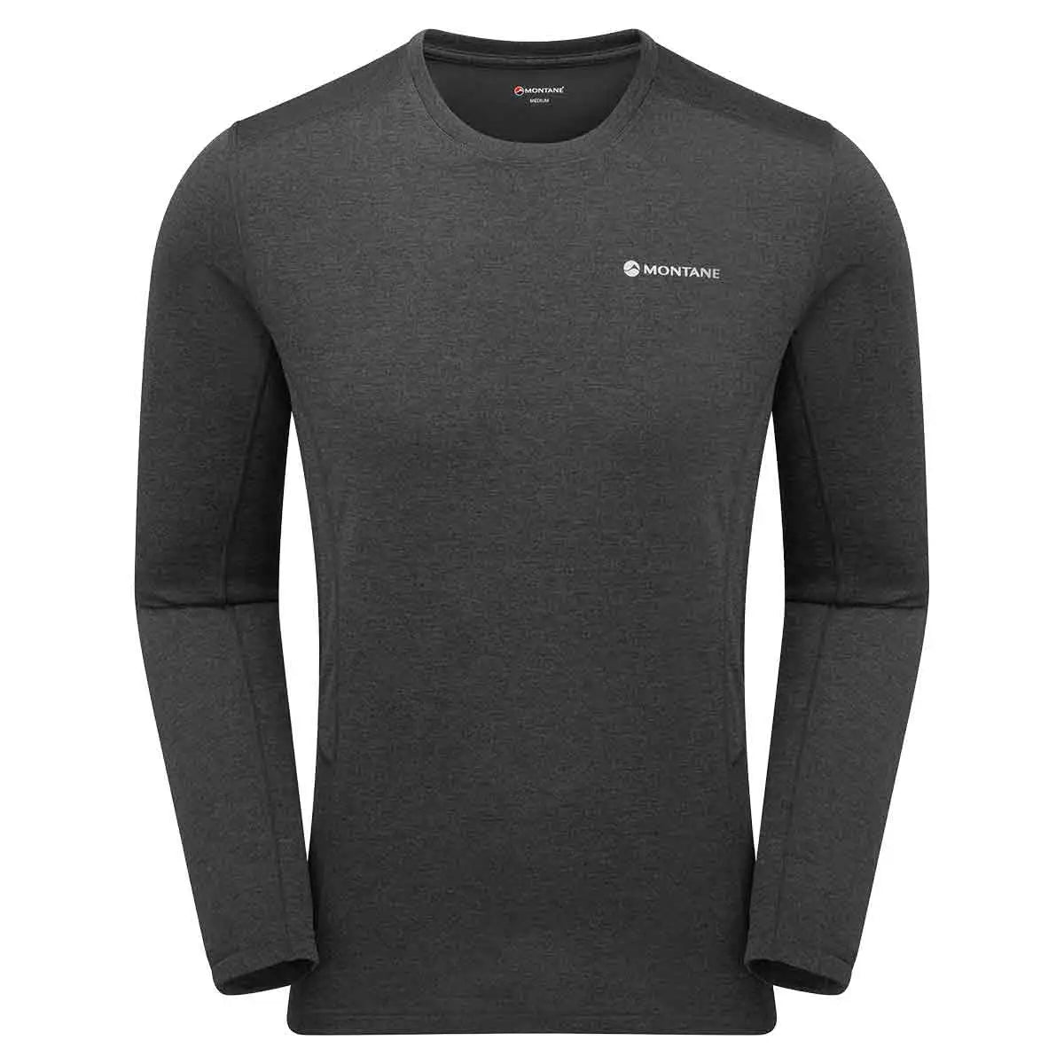 Montane Mens Dart Long Sleeve T-Shirt - John Bull Clothing Midnight Grey from  John Bull Clothing 