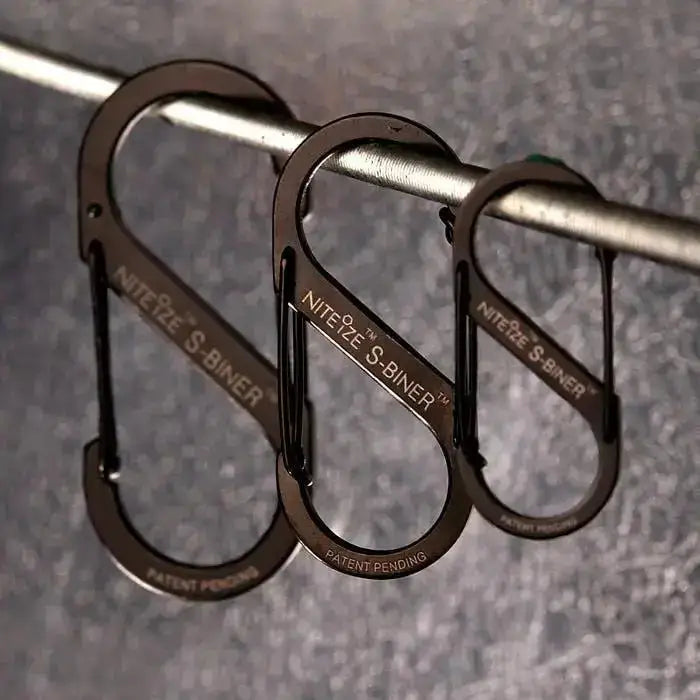 Nite-Ize S-Biner Size 4 Carabiner in Black - John Bull Clothing  from  John Bull Clothing 