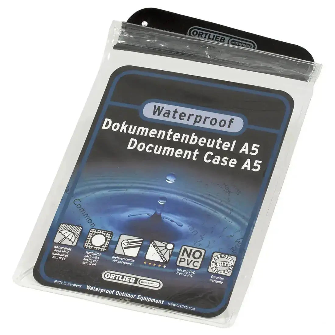 Ortlieb A5 Waterproof Document Case - John Bull Clothing  from  John Bull Clothing 