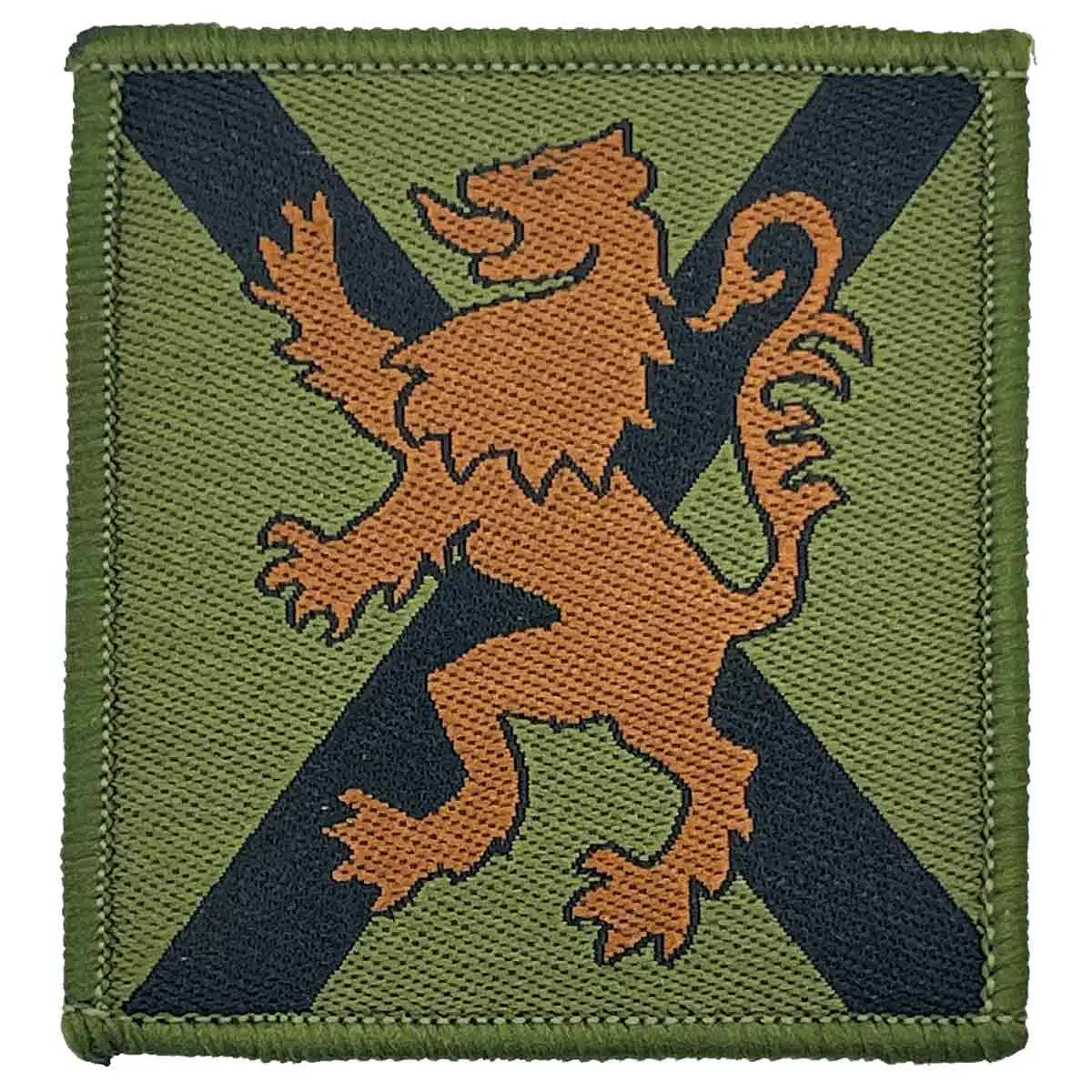Royal Regiment of Scotland TRF - Iron or Sewn On Flash - John Bull Clothing Green/Black from  John Bull Clothing 