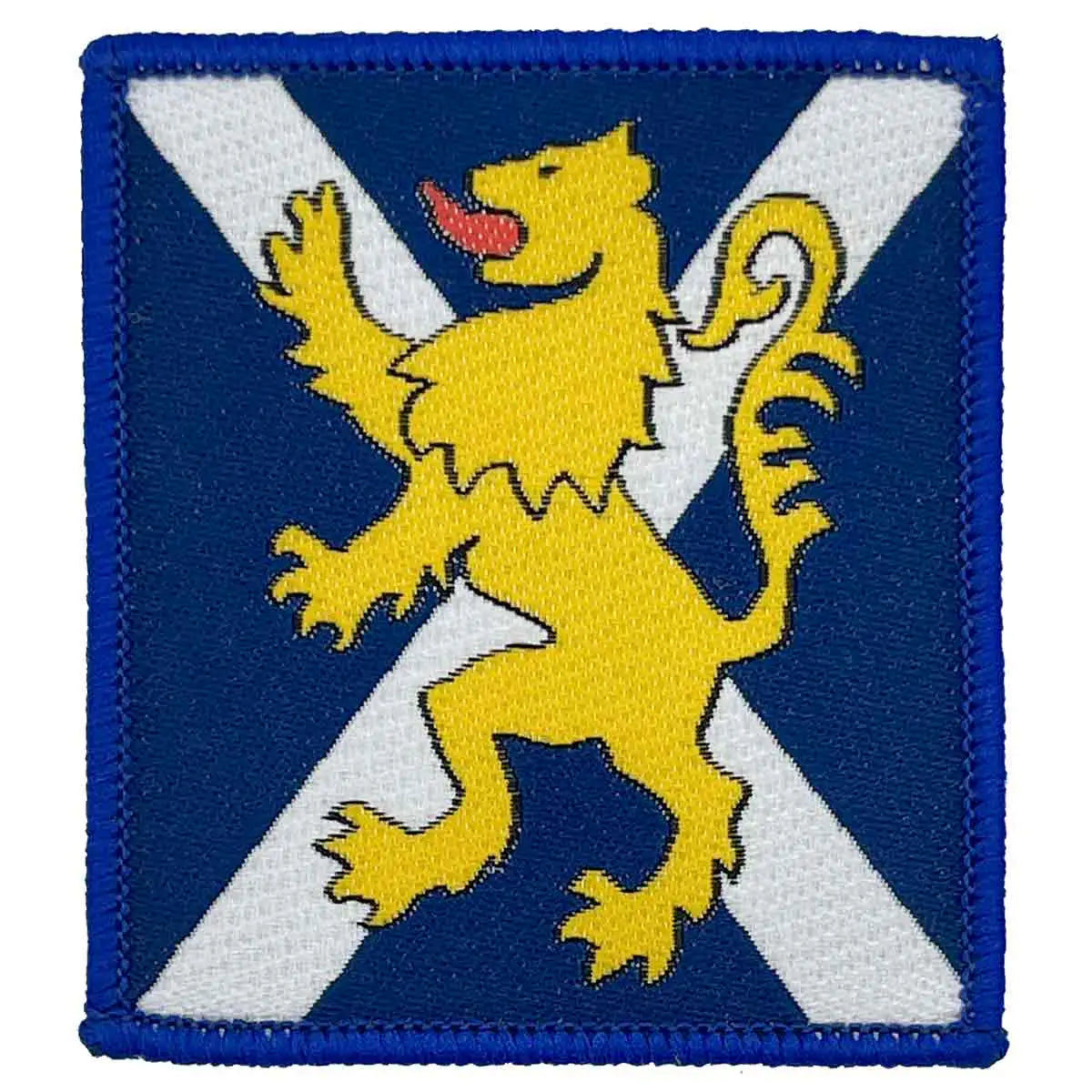 Royal Regiment of Scotland TRF - Iron or Sewn On Flash Blue Blue/Yellow (Coloured) from  John Bull Clothing 