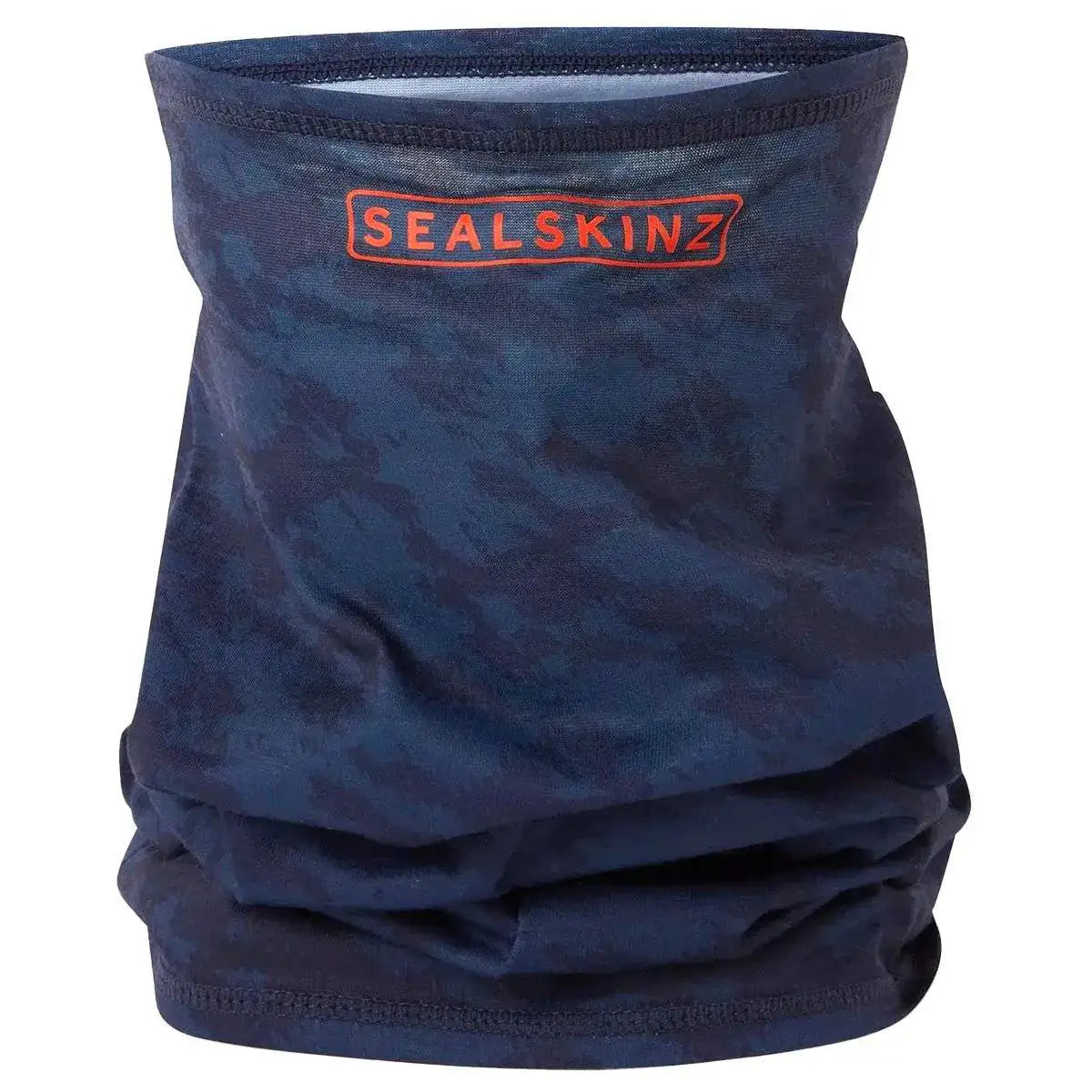 Sealskinz Harpley Water Repellent Neck Snood - John Bull Clothing Navy Camo from  John Bull Clothing 