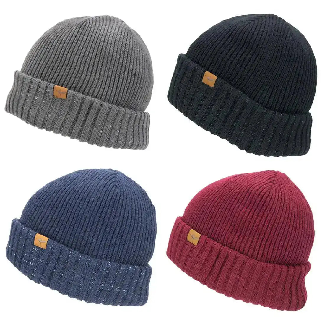 Sealskinz Waterproof Cold Weather Roll Cuff Beanie - John Bull Clothing  from  John Bull Clothing 