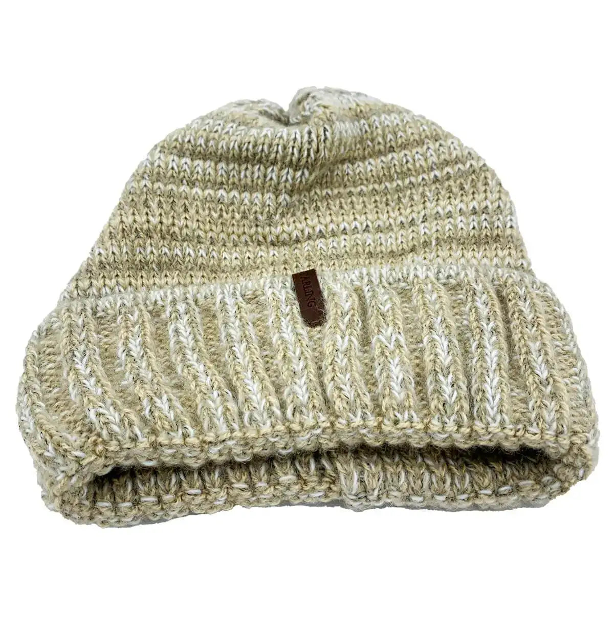 Starling Unisex Turnup Beanie Hat B069 - John Bull Clothing Cream from  John Bull Clothing 
