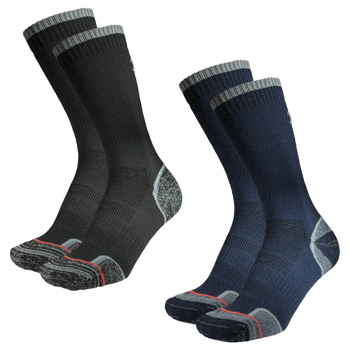1000 Mile Walk Repreve Single Layer Twin Pack Socks - John Bull Clothing