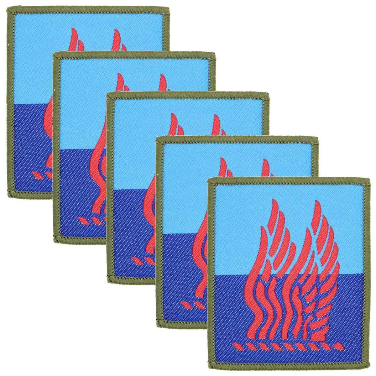 16 Air Assault Brigade Parachute Regiment Union Flag Woven Patch Set Hook/Loop E - Foto 7