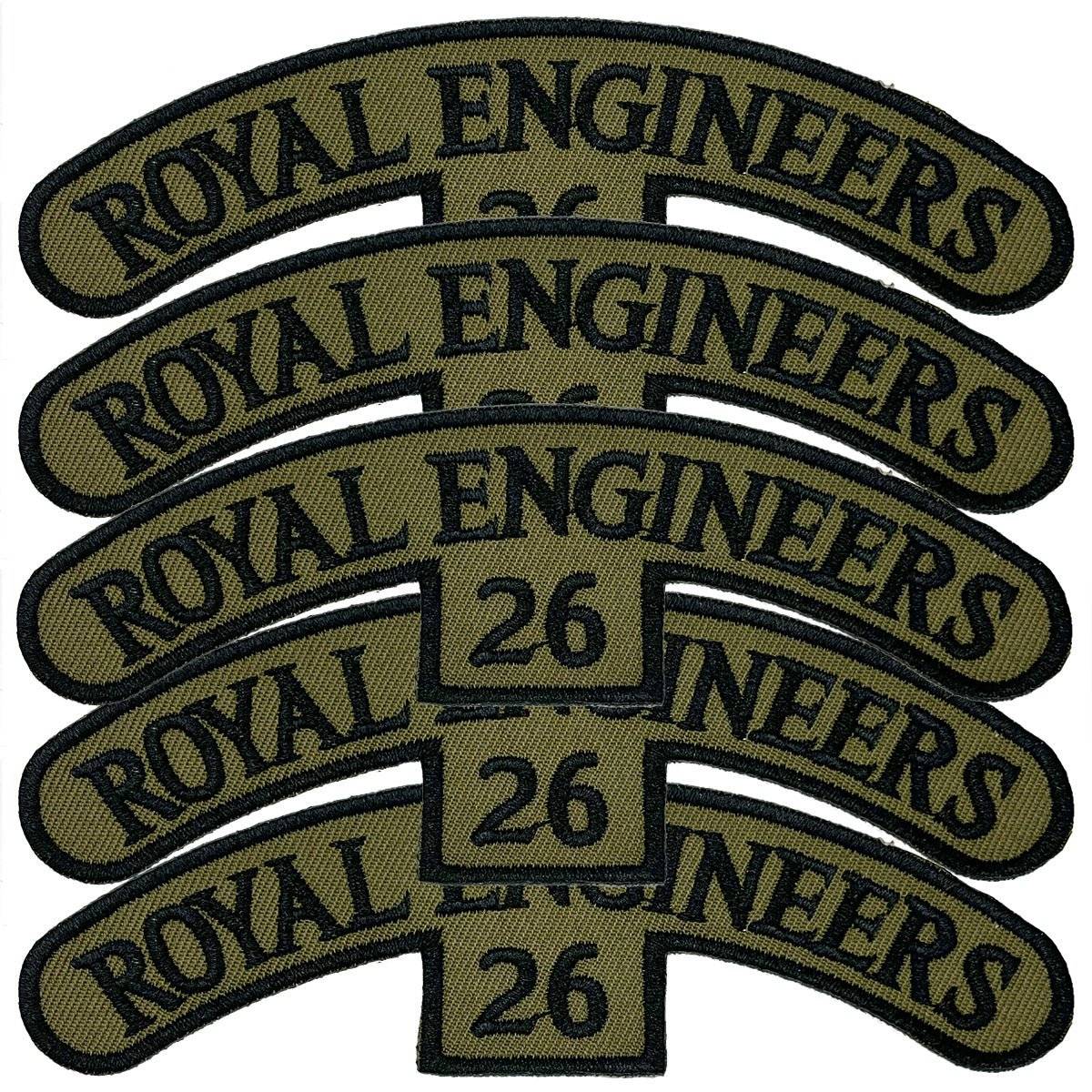 26 Engineer Regiment Iron On Shoulder TRF Patch - John Bull Clothing