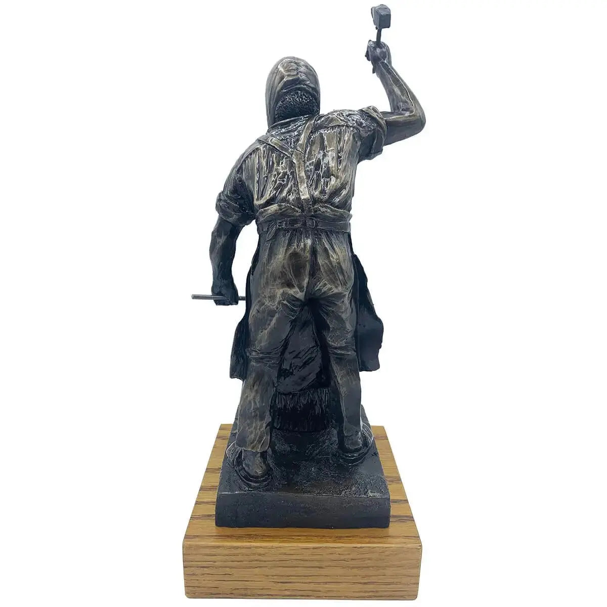 Bronze Resin St Eligius Blacksmith Statue - John Bull Clothing