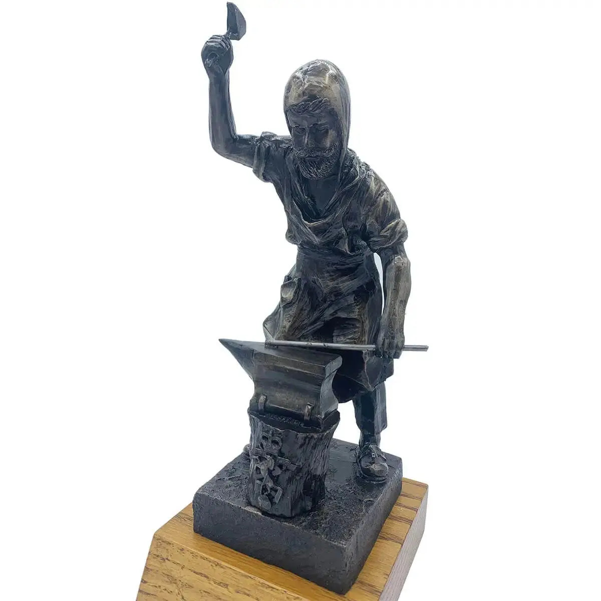 Bronze Resin St Eligius Blacksmith Statue - John Bull Clothing