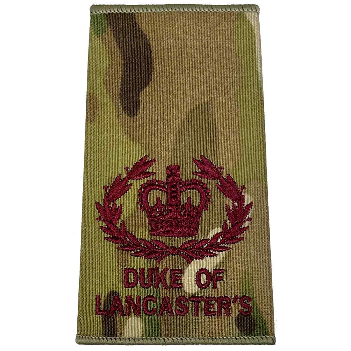 Duke of Lancasters Multicam Rank Slides (Pair) - John Bull Clothing