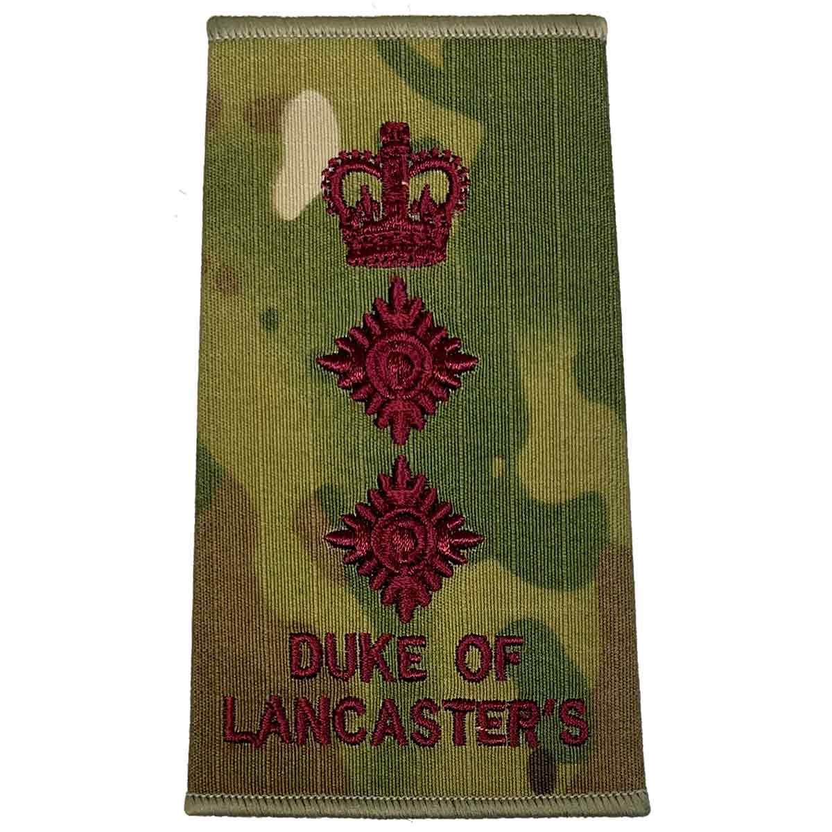 Duke of Lancasters Multicam Rank Slides (Pair) - John Bull Clothing