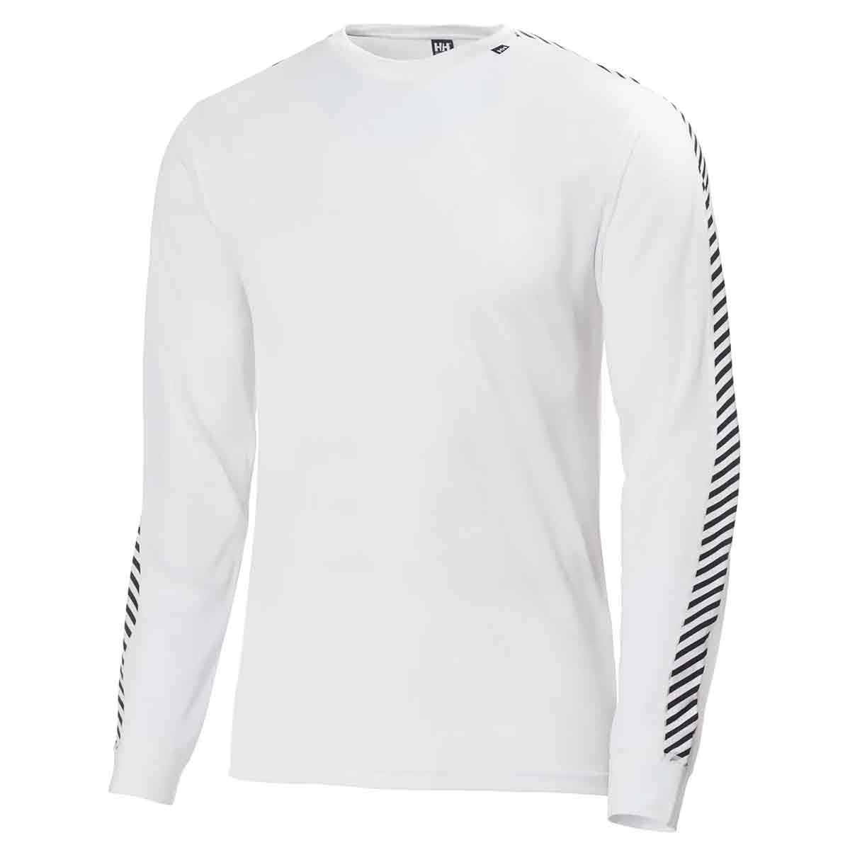 Helly Hansen Mens Lifa Stripe Long Sleeve Crew Base Layer - John Bull Clothing