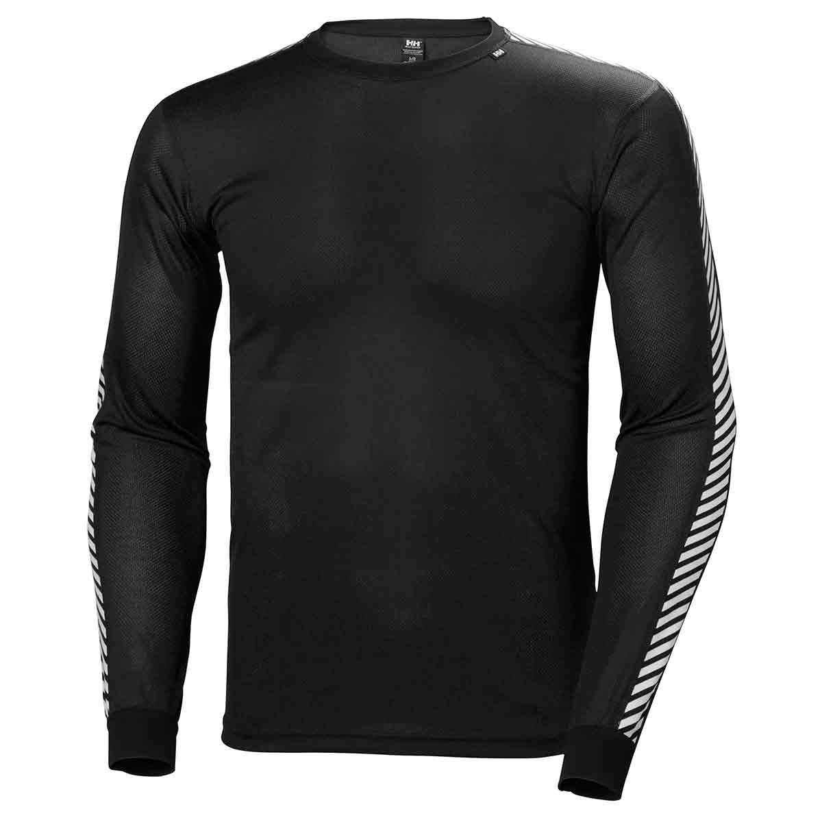 Helly Hansen Mens Lifa Stripe Long Sleeve Crew Base Layer - John Bull Clothing