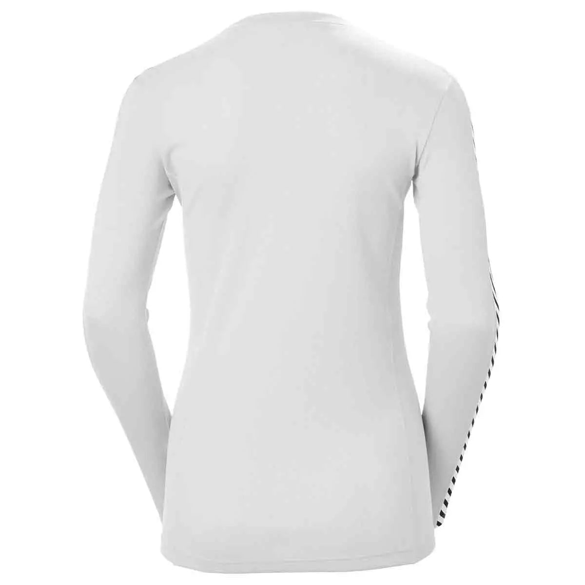 Helly Hansen Womens Lifa Stripe Long Sleeve Crew Base Layer - John Bull Clothing