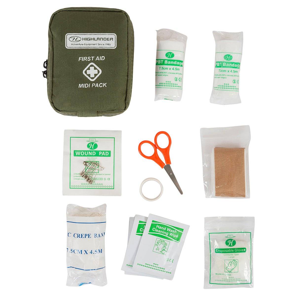 Highlander Military Midi First Aid Kit - John Bull Clothing